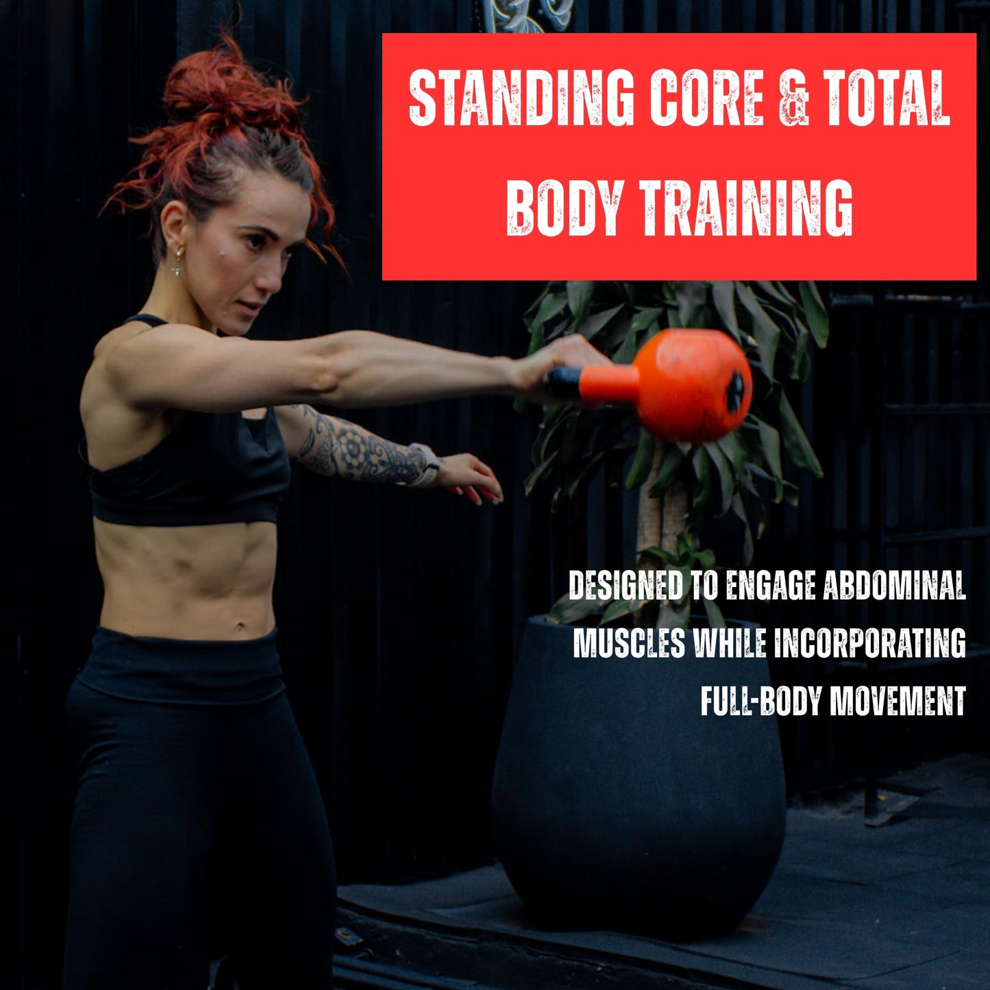 Auroscent 30-Day Standing Ab Kettlebell Workout Plan β Core Training Program, Exercise Charts, No Floor Ab Routine for Home Gym, Step-by-Step Guides + Workout Schedule