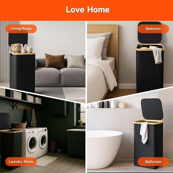 26 Gall/100L Foldable Laundry Hamper