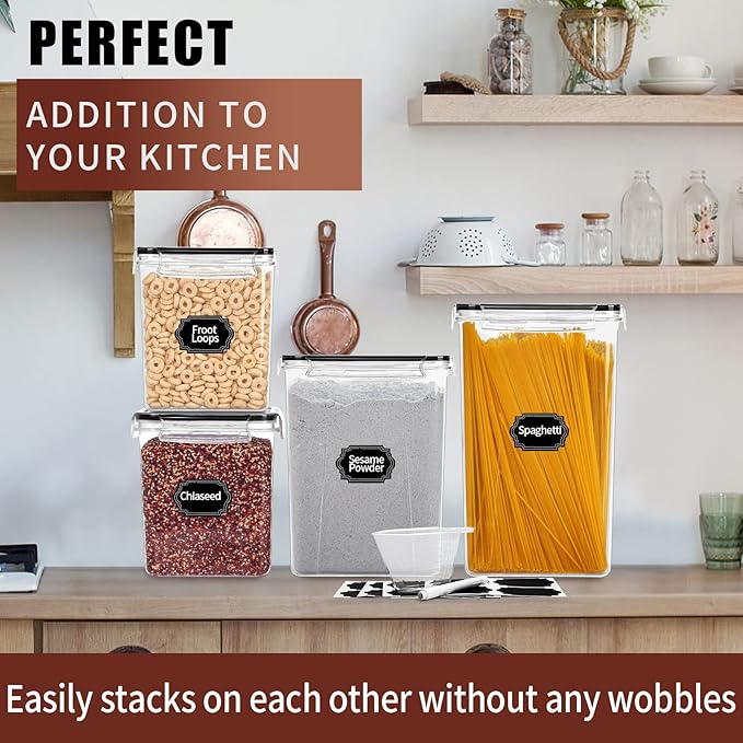 Skroam Large Airtight Food Storage Containers
