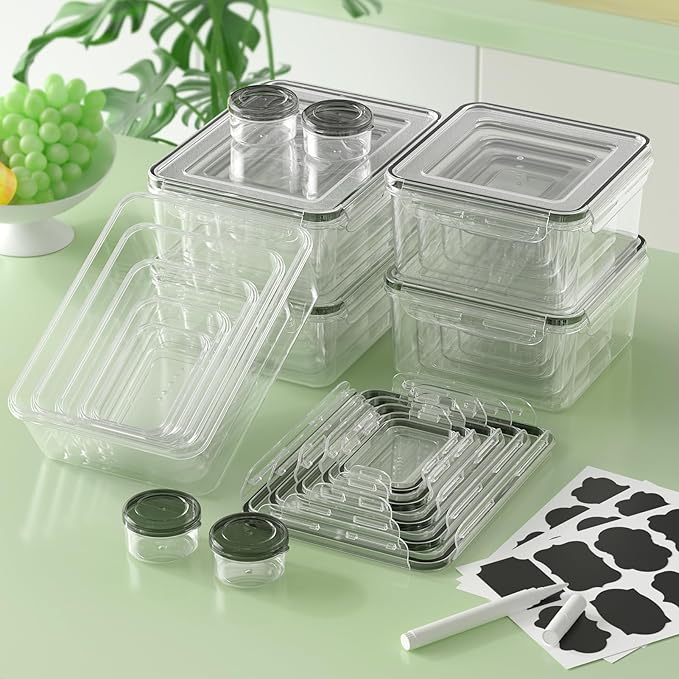 44-Piece Food Storage Containers