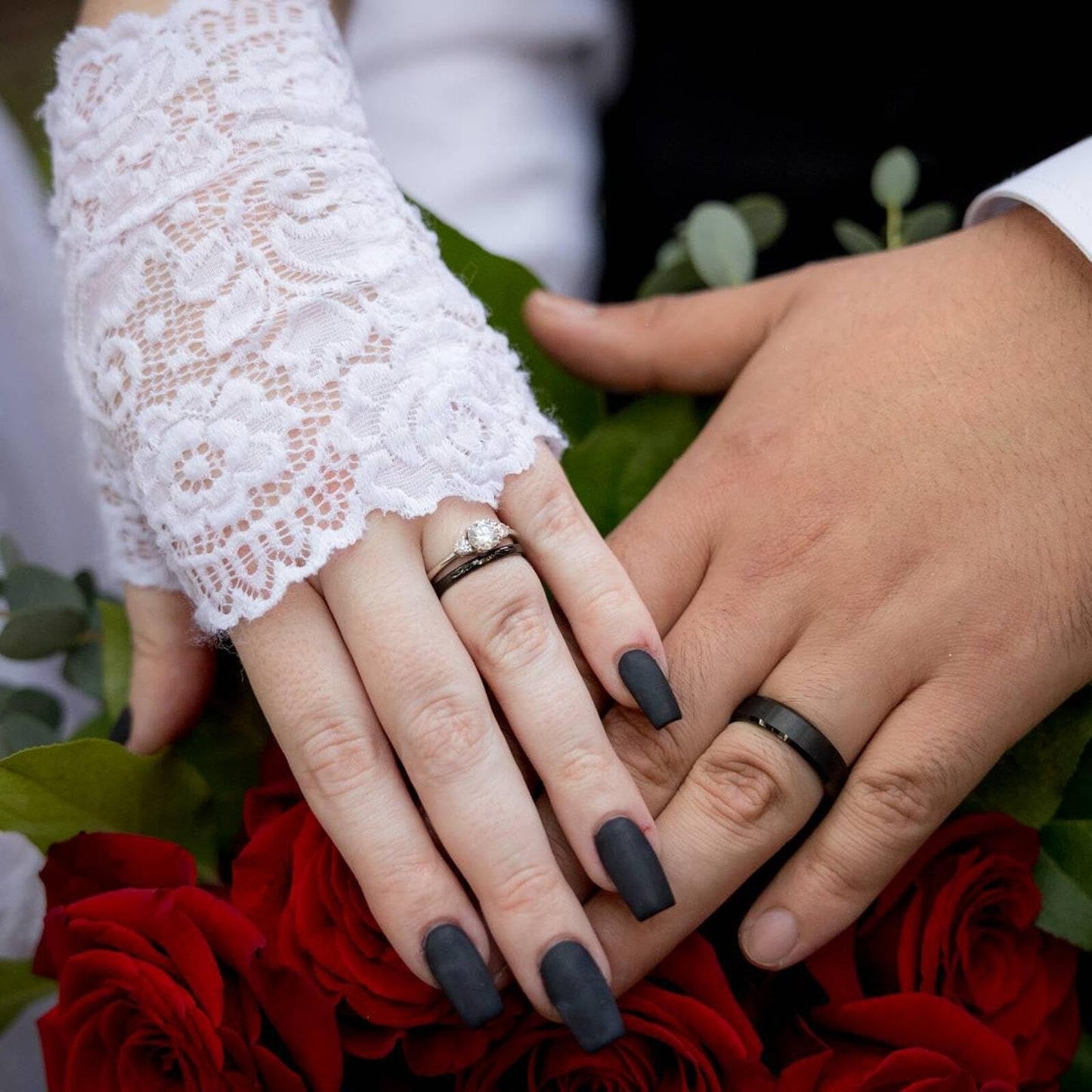 TRUMIUM 2mm Tungsten Rings for Women Men Thin Wedding Bands Engagement Promise Wedding Ring Beveled Edges Plain Domed Size 4