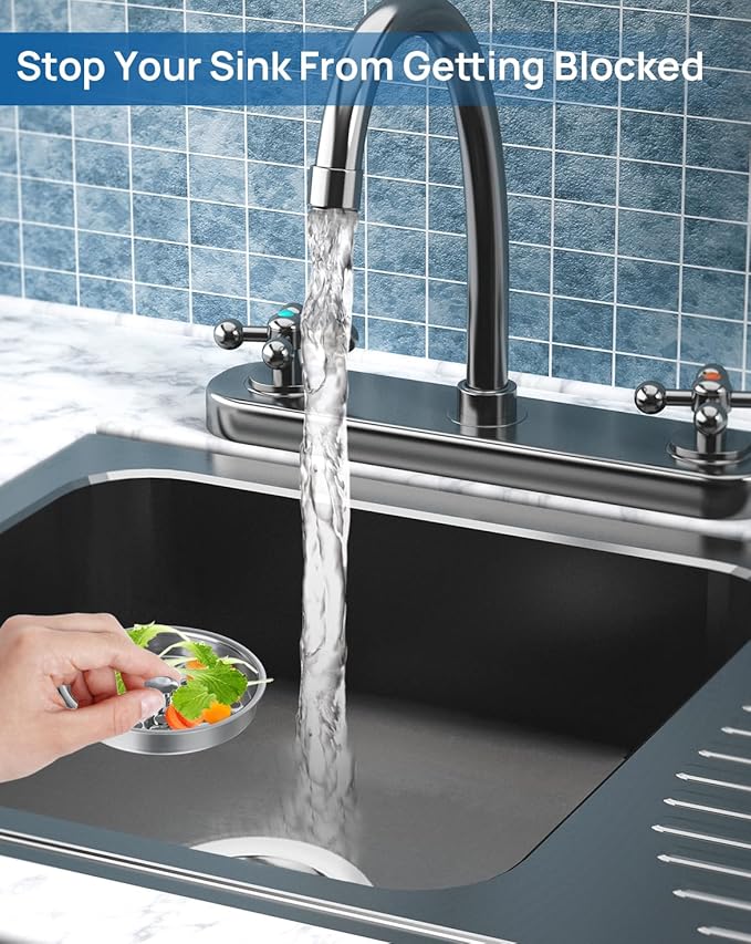 Commercial-Grade Sink Drain Strainer
