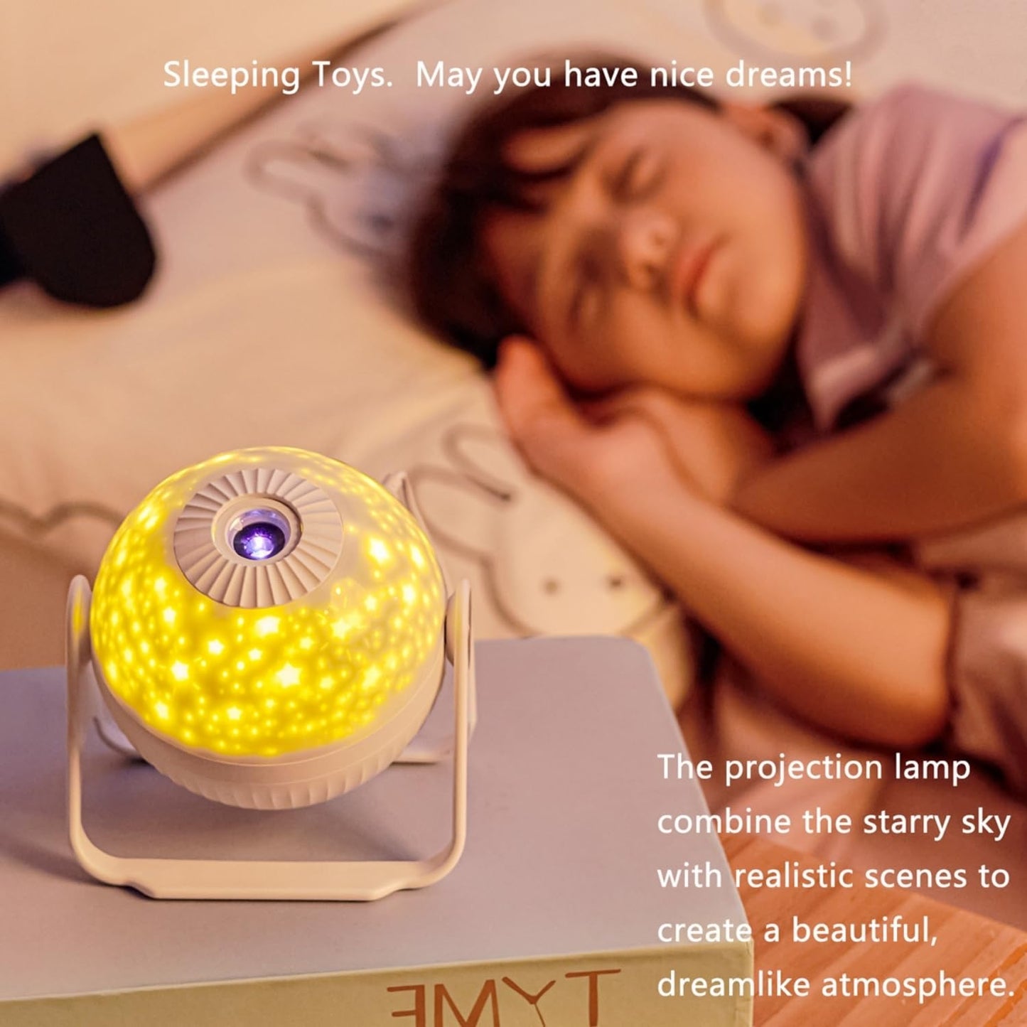 Star Projector, 7 in 1 Galaxy Projector, Night Light for Kids Bedroom, Ceiling, Planetarium Projector, Kids Night Light with Timer 360° Rotating Lamp, Christmas, Nursery, Room Decor (White)