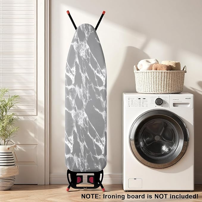 Seiritex Ironing Board Cover and Pad 54 x 15 inches, Thick Padding