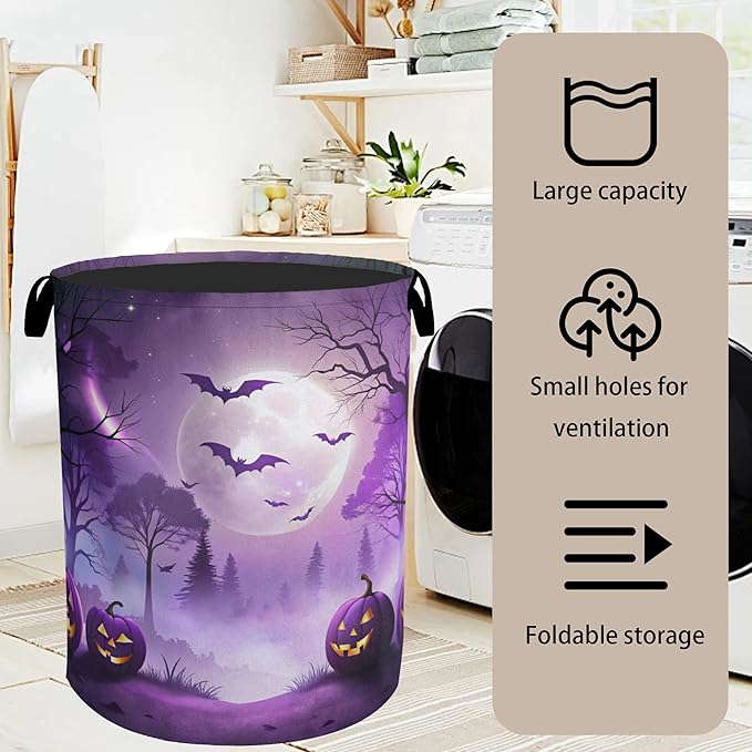 Pumpkin Party Foldable Laundry Hamper