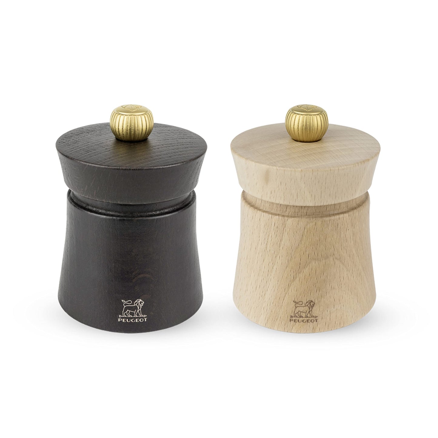 Peugeot Baya Salt And Pepper Mill Set 3", Chocolate