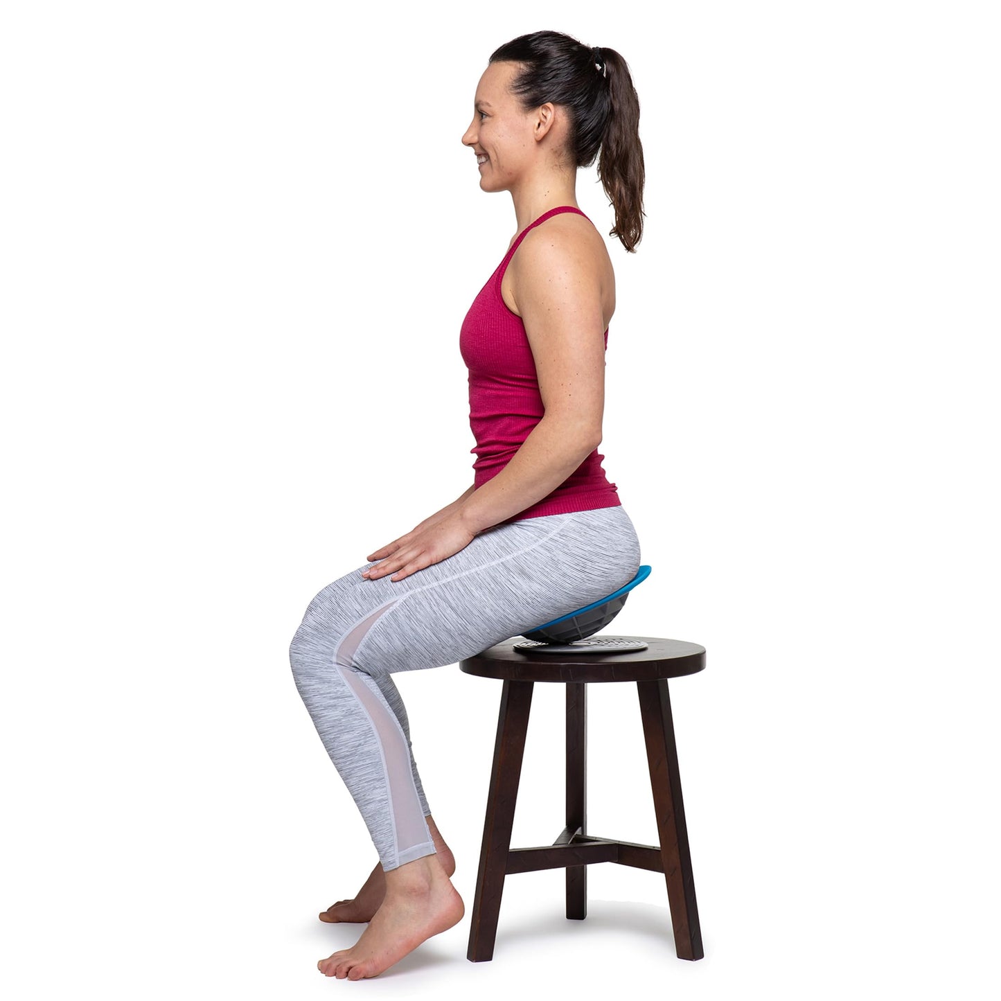 OPTP Pelvic Rocker Core Trainer – Balance Disc for Core Stability and Pelvic Floor Training – Hip Mobility Trainer and Pilates Exercise Equipment for SI Joint Support