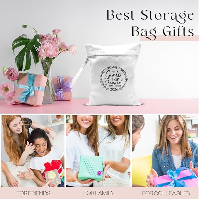 Girls Trip Gifts Wet Dry Bag, Beach Bag Wet Bag Favors,