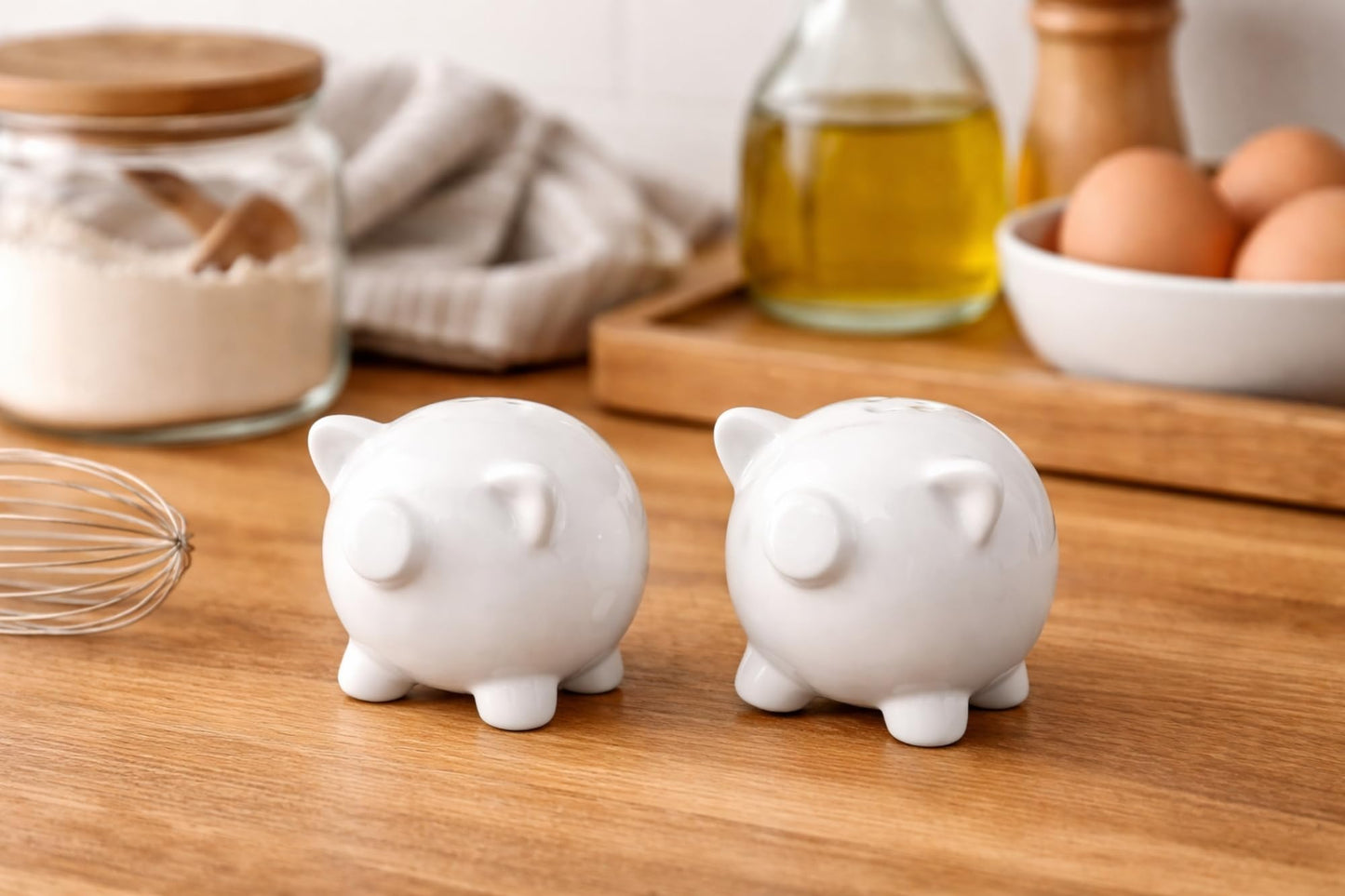 The Bridge Collection Farmhouse Pig Salt And Pepper Shakers