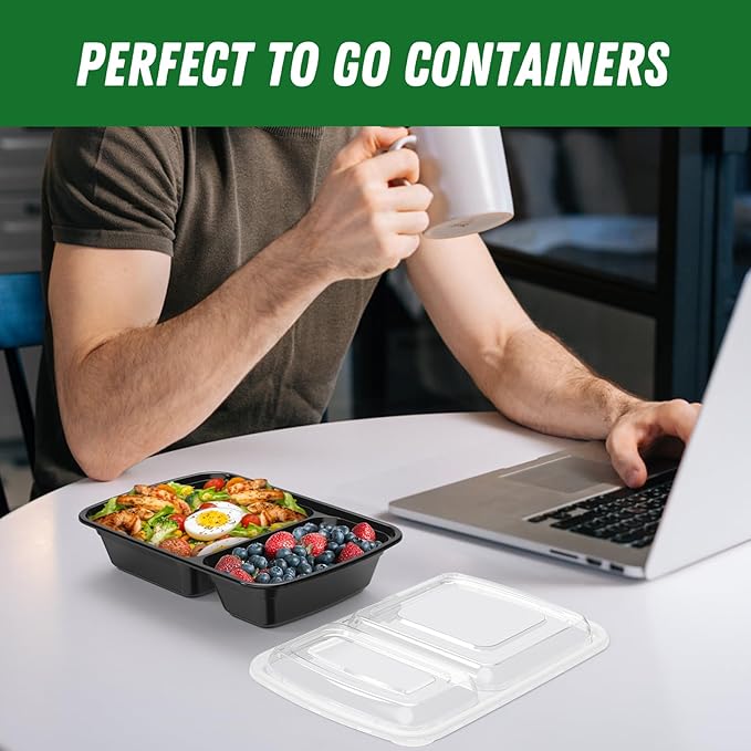 50 Pack 28 oz Meal Prep Containers Reusable
