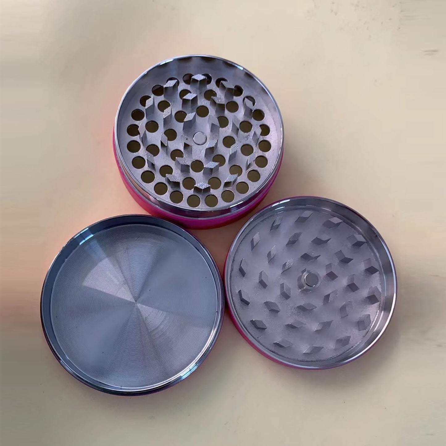 Nuovoware Grinder Spice Grinder, Pink