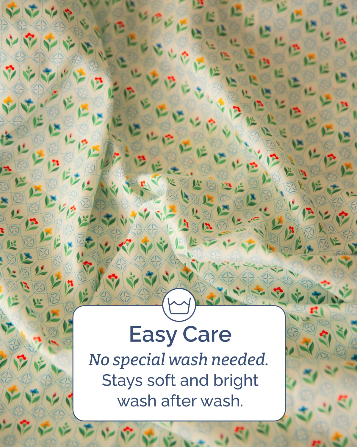 Floral Sheets - Flower Print Bed Sheet Set - 1 Flat, 1 Fitted & 1 Pillowcase w/ Deep Pockets - Comfy, Cozy, Wrinkle & Fade-Free - Boho Botanical Bedding - Soft, Breathable & Cooling - Twin Size Set