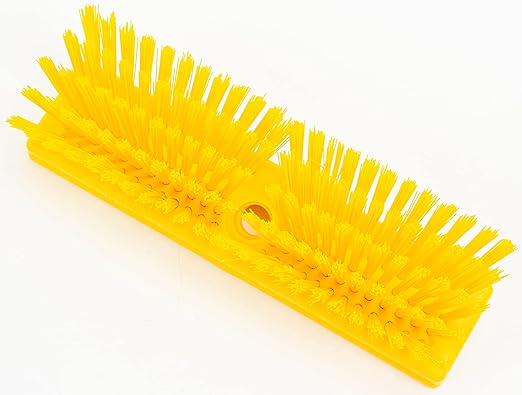 SPARTA Plastic Floor Scrub Brush, Brush Head Only, Deck Brush