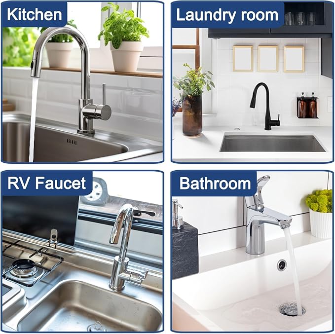 Meiliweser Silicone Faucet Mat for Kitchen Sink – Gen 2 Splash Guard