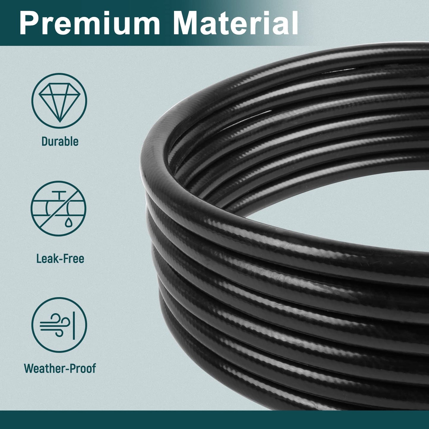 GASPRO 18-Foot Propane Hose Adapter, Compatible with Mr. Heater Buddy Heater, Portable Grill, and More, Connects to 5-100lb Tank
