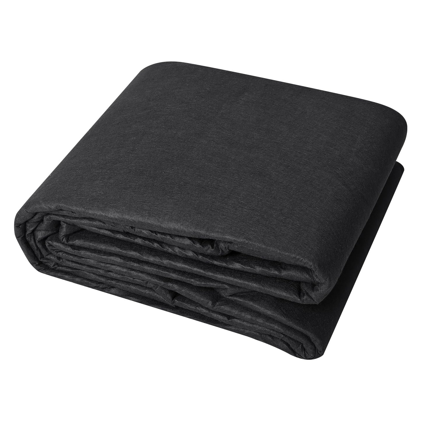 VEVOR Geotextile Landscape, 10ft x 100ft 8 oz Non-Woven PP Drainage 350N Tensile Strength & 440 N Load Capacity, for Ground Cover, Garden Fabric, French Drains, Black