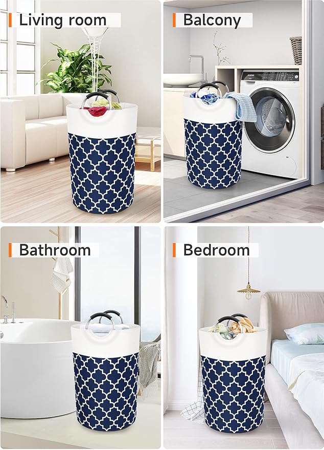 Large Laundry Basket Laundry Hamper Bag Washing Bin Clothes Bag Collapsible Tall