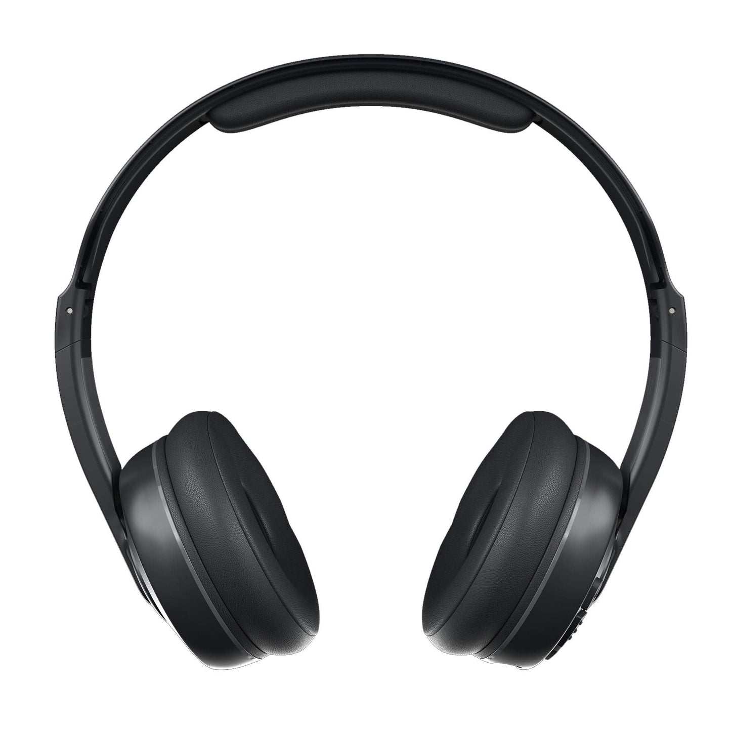 Skullcandy Cassette Wireless On-Ear Headphones, Up to 22 Hours Battery, Foldable Lightweight Design, Backup 3.5mm AUX Cable Included, Microphone for iPhone Android - Black