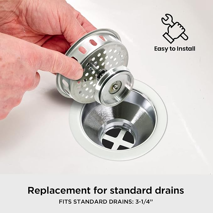 Highcraft 97343 Kitchen Sink Basket Strainer Replacement