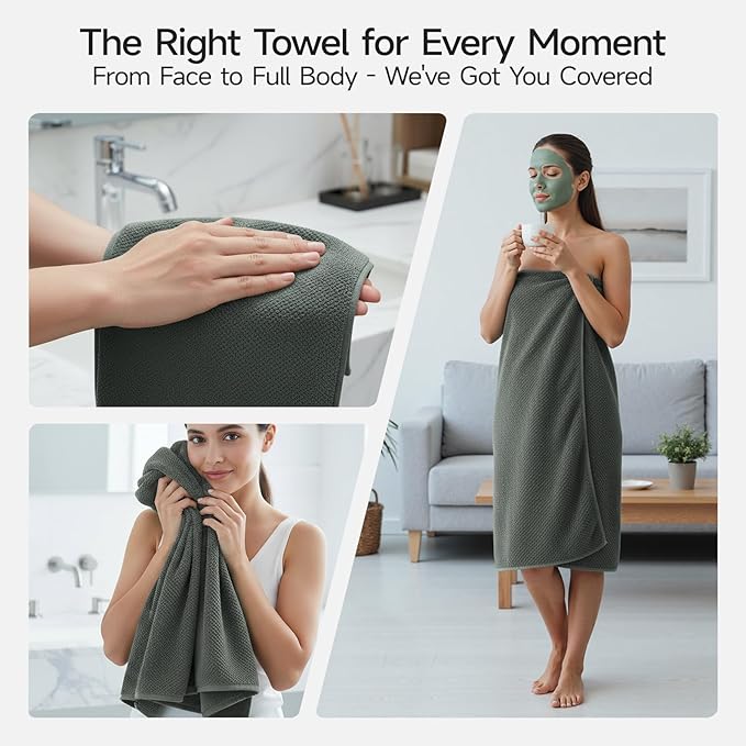 REDKISS Premium Towel Set of 8