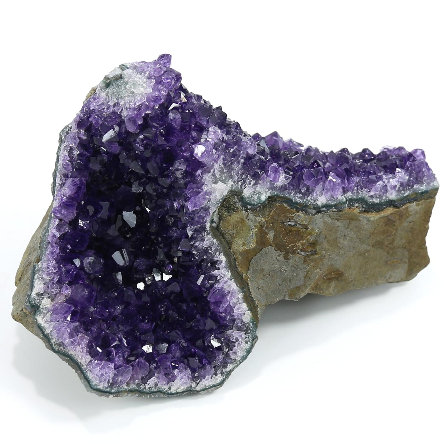 Namzi Raw Amethyst Stones and Crystals Rock, Natural Amathesis Crystal Clusters, Geodes with Crystals, Cuarzo Amatista Original, Real Amethyst Crystals Geode, Gemstones, Healing Crystals(1.1Lb)