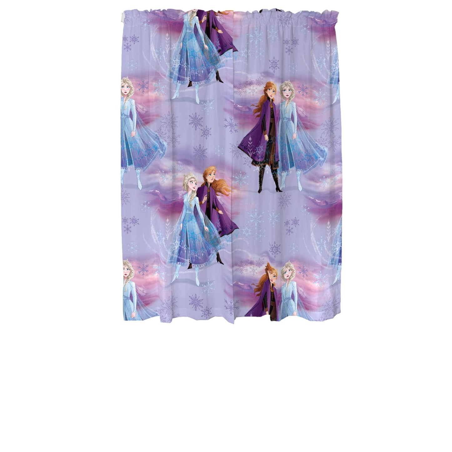 Disney Frozen 2 Kids Room Window Curtains Drapes Set, 82 in x 63 in, "Official" Disney Product By Franco