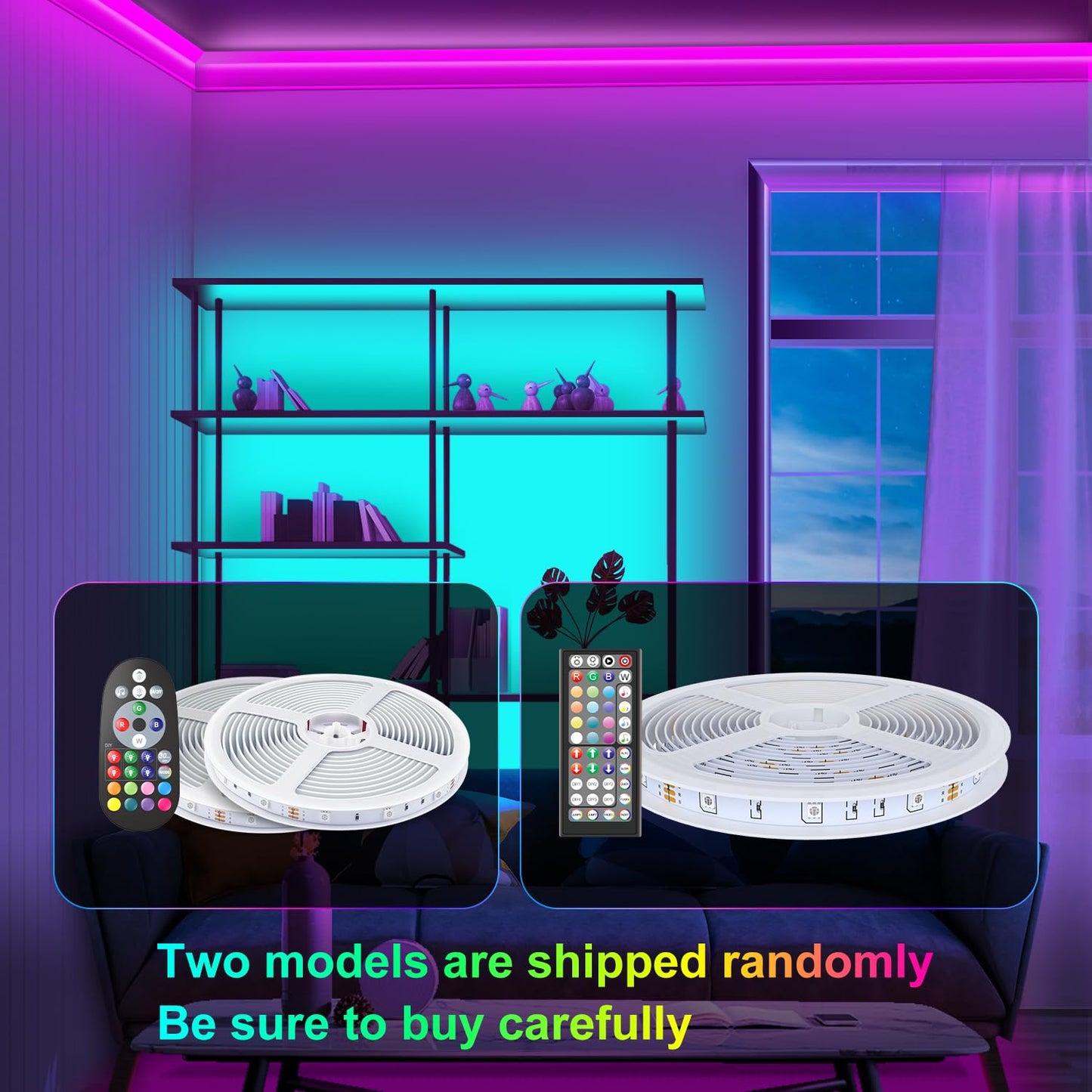 Mexllex LED Strip Lights 30m, Ultra-Long LED Lights Strip Music Sync, App Control with Remote, LED RGB Tape Lights LED Lights for Bedroom Party