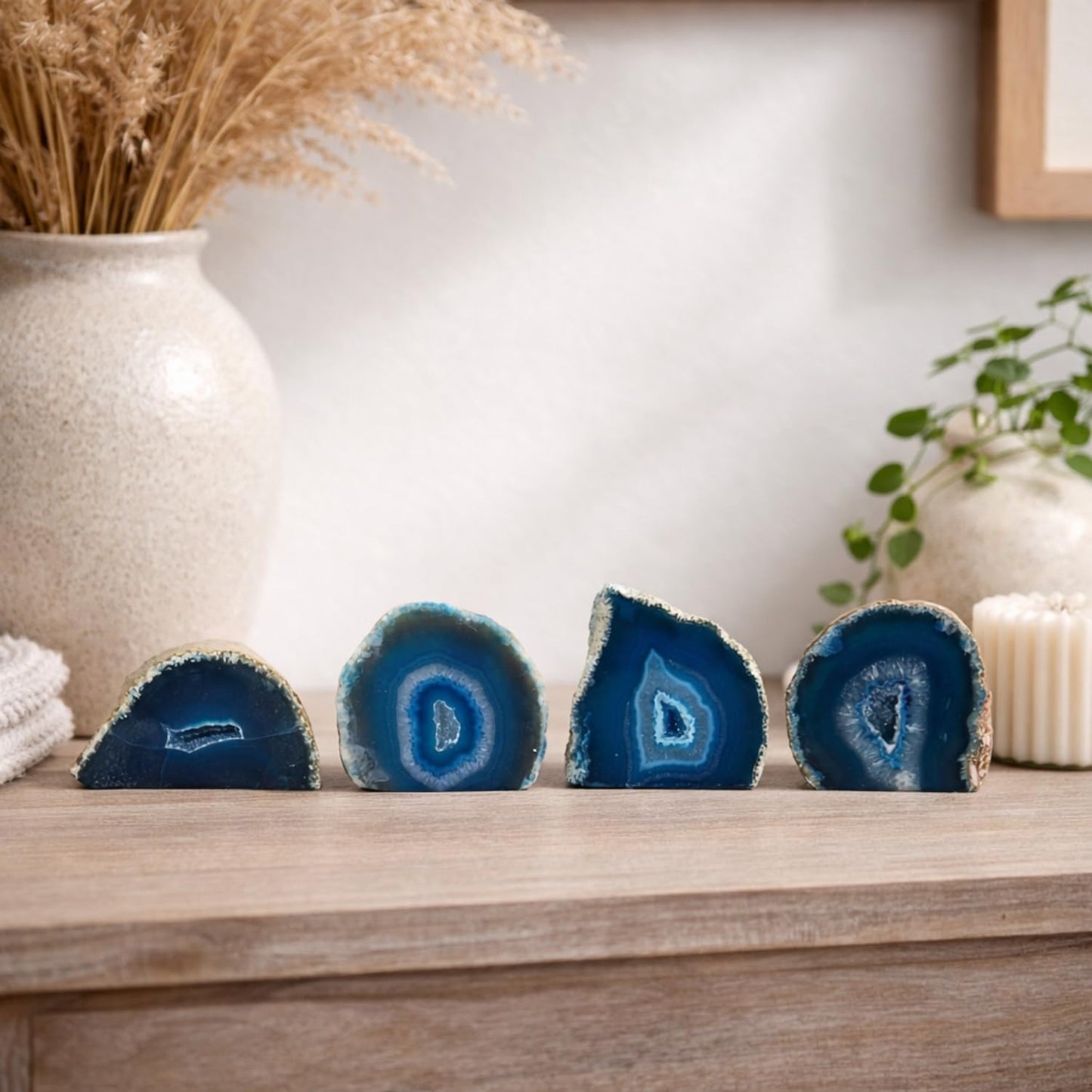 Fossil Gift Shop 2-3" Agate Geode (Blue)