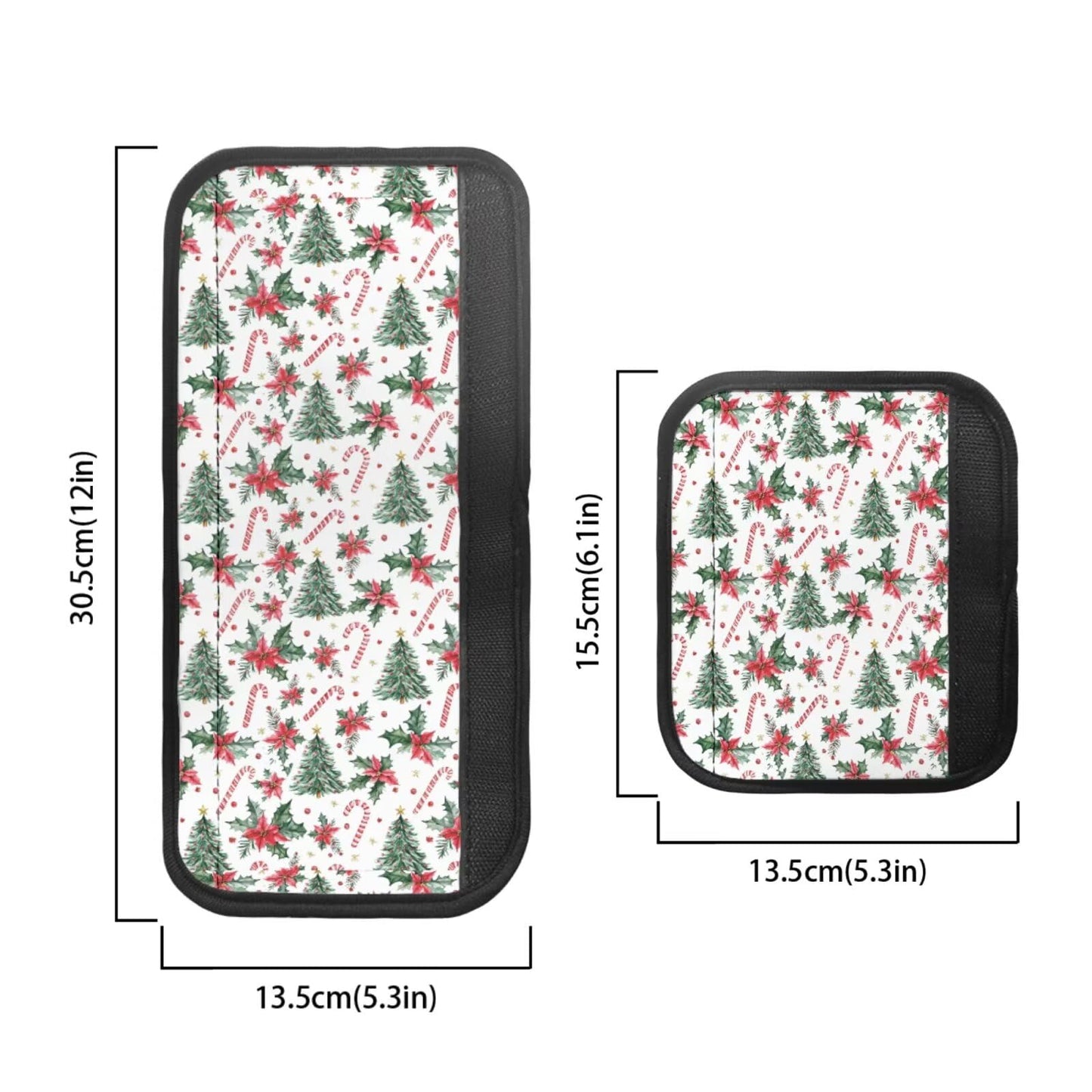 Tutolipy Christmas Tree Fridge Door Handle Cover Christmas Refrigerator Decorations Candy Cane Door Knob Covers Xmas Decor Kitchen Appliance Protector