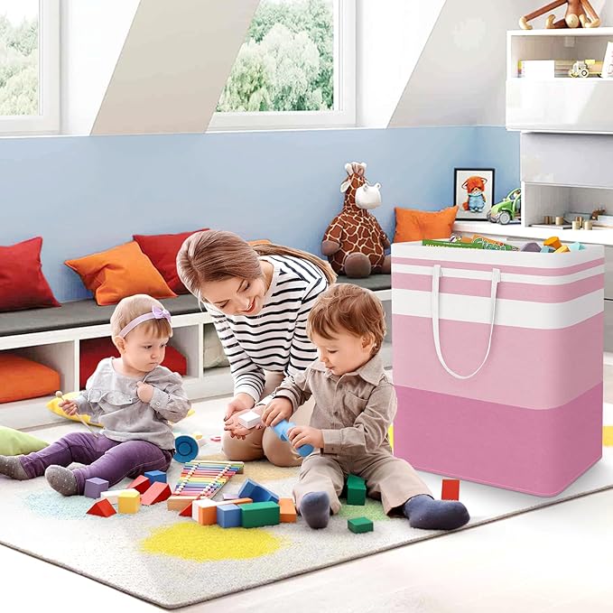 StorageRight Large Collapsible Laundry Basket Hamper