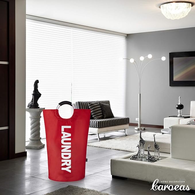 Caroeas 90L Laundry Basket, Waterproof Laundry Hamper, Laundry Bag