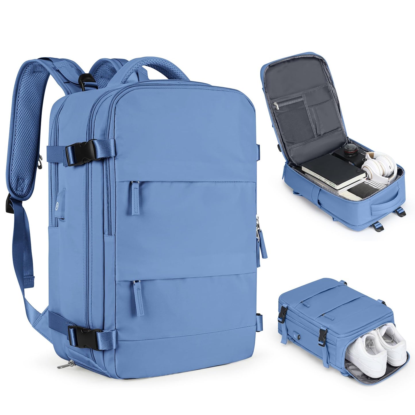 Travel Backpack for Women Airline Approved Carry on Backpack for Airplanes Mochila De Viaje Personal Item Travel Bag Spirit Airlines Personal Item Bag 18x14x8 Backpack for Traveling on Airplane