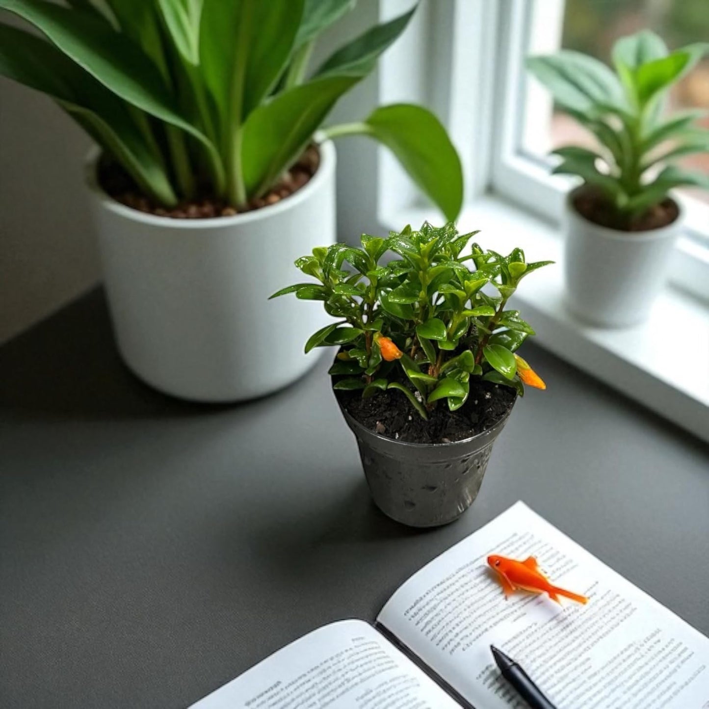 Live Plant, Goldfish Plant, Pet-Friendly, Rare, Indoor Plant, 4 inch Pot by Hopewind Plants Shop (Heat Pack Included)