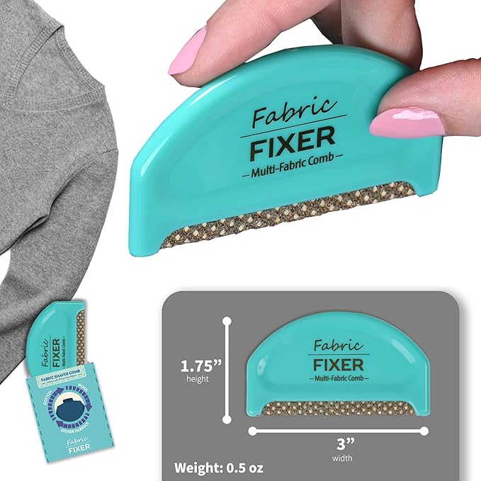 Multi-Fabric Sweater Comb for Pills and Fuzz