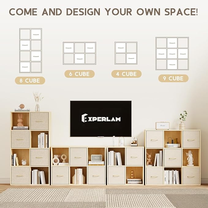 EXPERLAM 4 Cube Storage Organizer