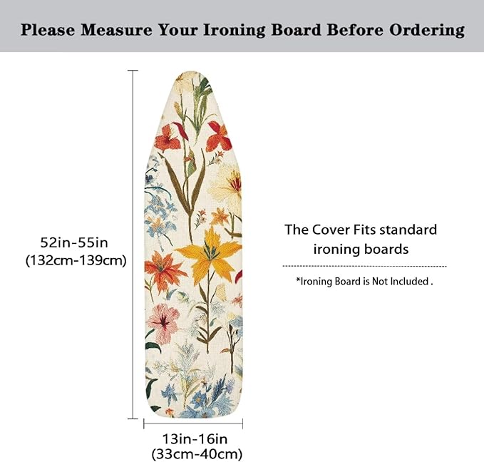 Cute Flower Ironing Board Cover Pad Cover