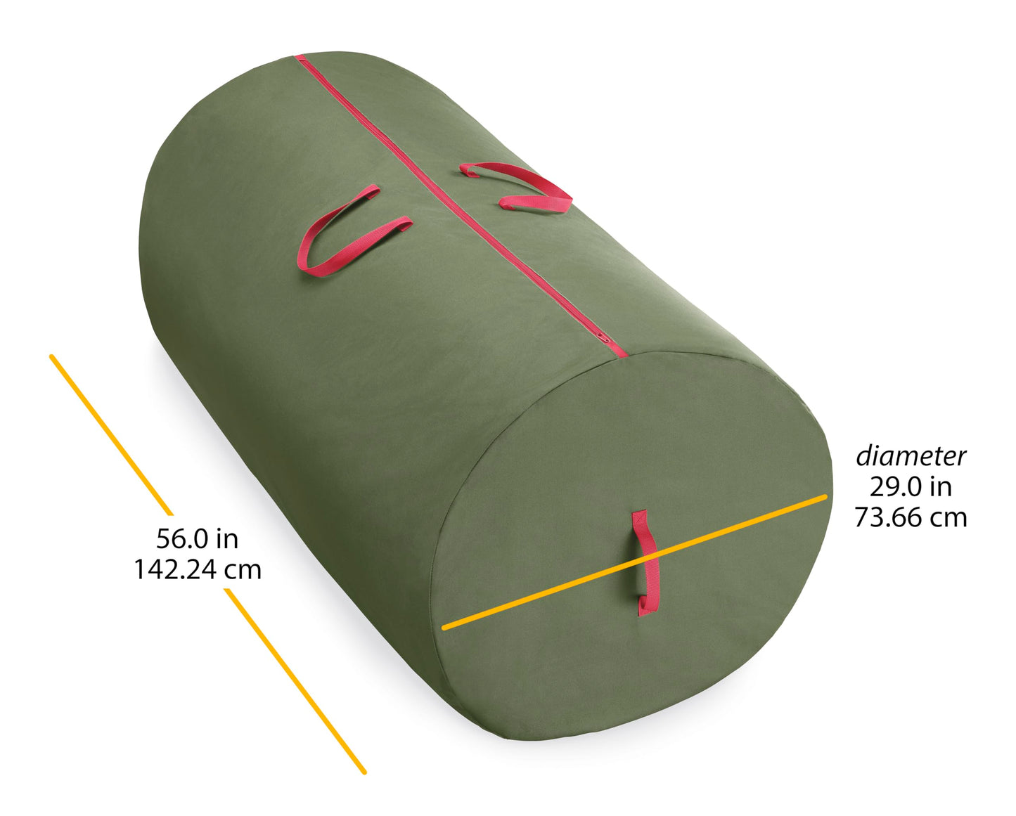 Whitmor Christmas Tree Storage Bag for 9 Ft Artificial Tree- Green