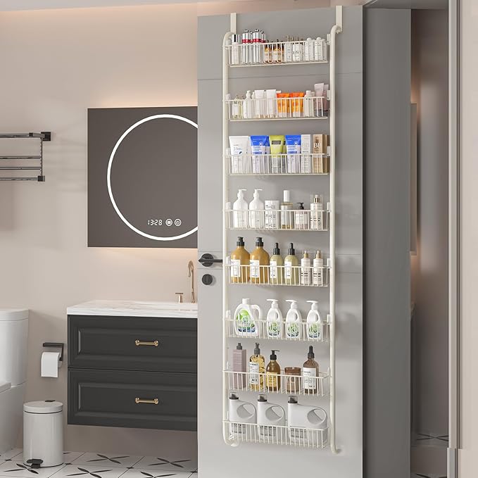 MIAOLI Over the Door Pantry Organizers and Storage, 8-Tier Spice Rack, Home &