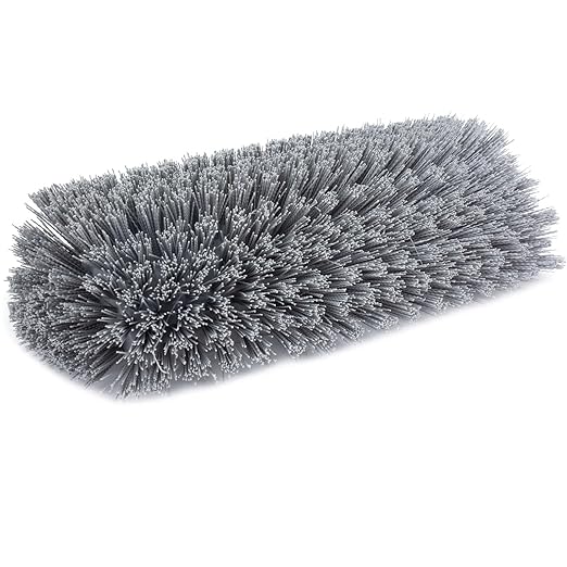 SPARTA Multi-Level Tile Scrub Brush 12" Wide Brush Head, Heavy-Duty Tile
