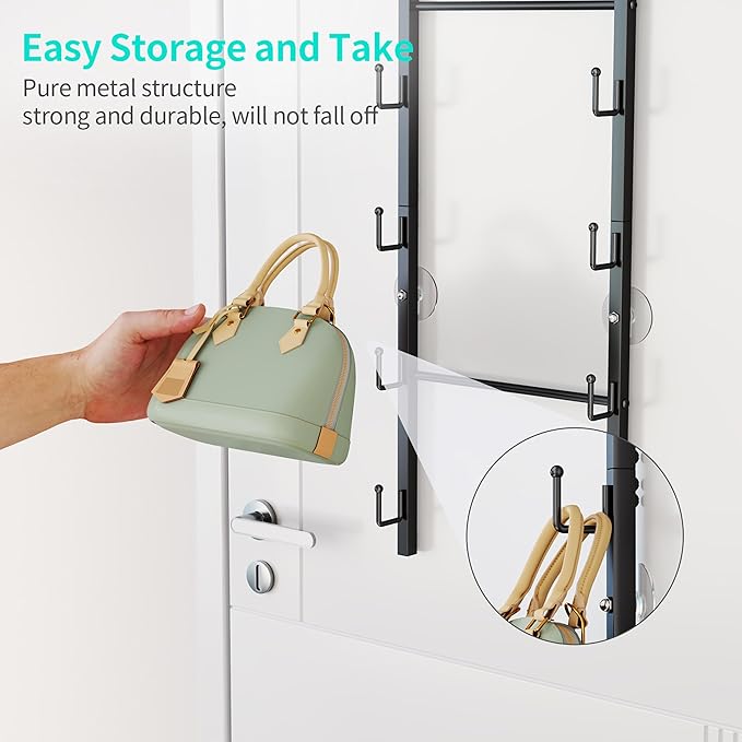 HapiRm Over The Door Purse Organizer