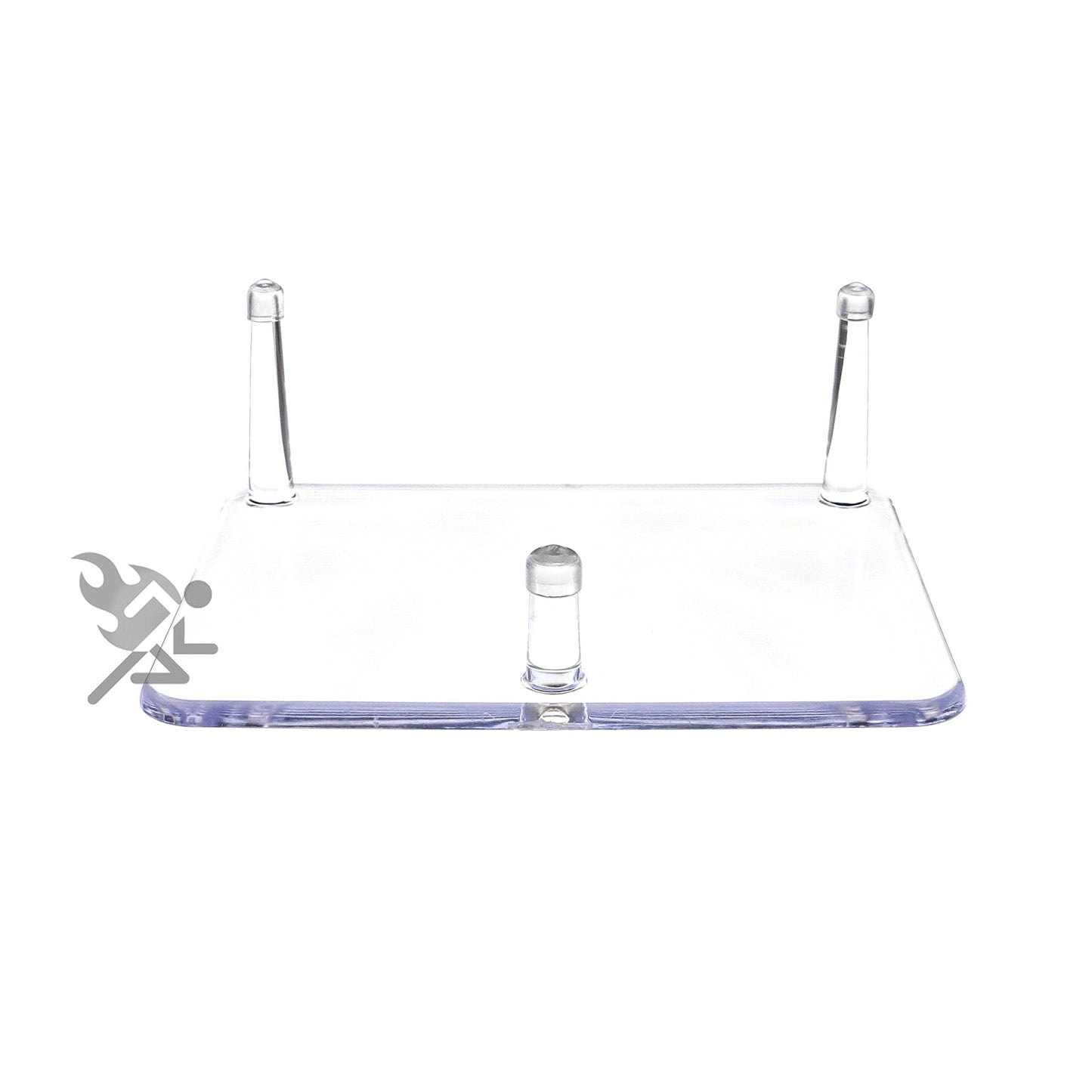 OnFireGuy 6.25" Three-Peg Display Stand Holder with Anti-Scratch Guards for Fossils, Minerals, Rocks, and Geodes, Qty: 1
