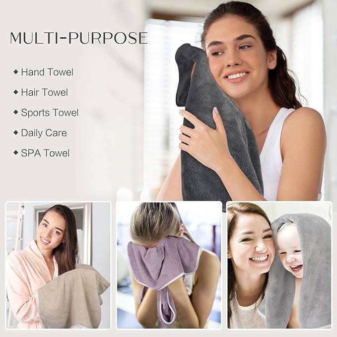 KinHwa Microfiber Hand Towels Ultra Soft Hand Towels