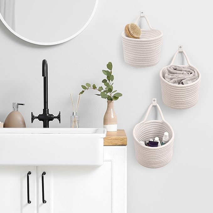 Fabric Wall Hanging Baskets