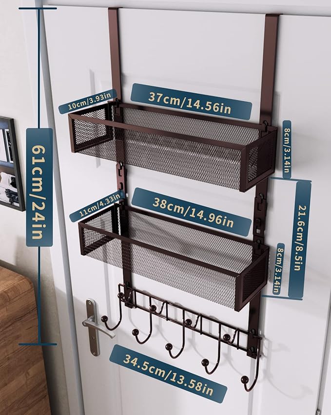 Consumest Over The Door Hooks Organizer