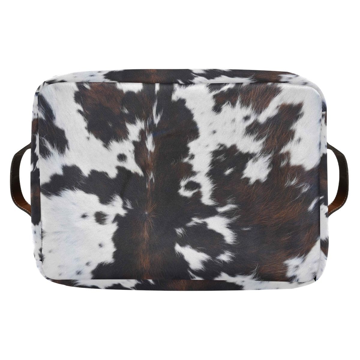 Cow Rectangular Storage Basket Organizer Bin Shelf Baskets For Clothes Gifts For Home Office Dorm