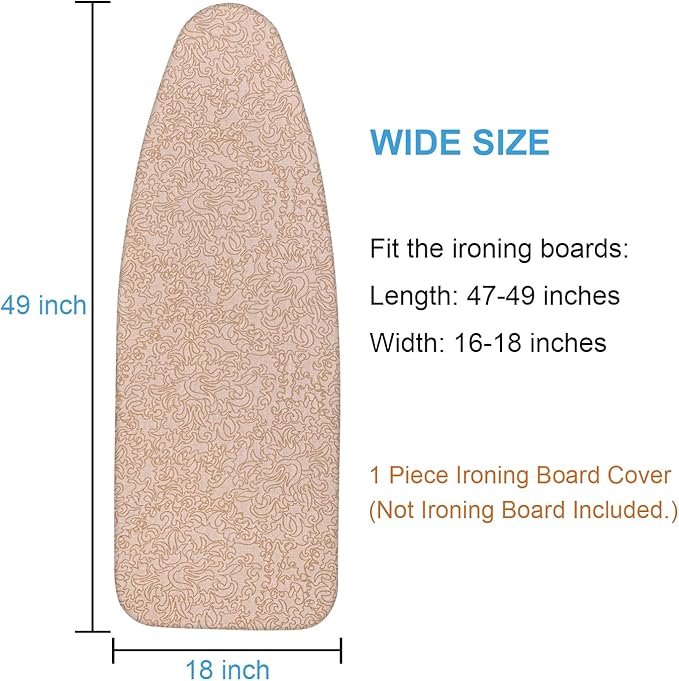 Extra-Wide Ironing Board Cover and Pad Replacement