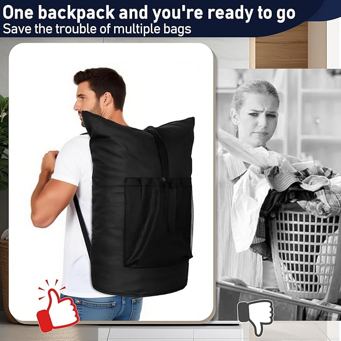 Laundry Bag Backpack Extra Large Travel Laundry Bags