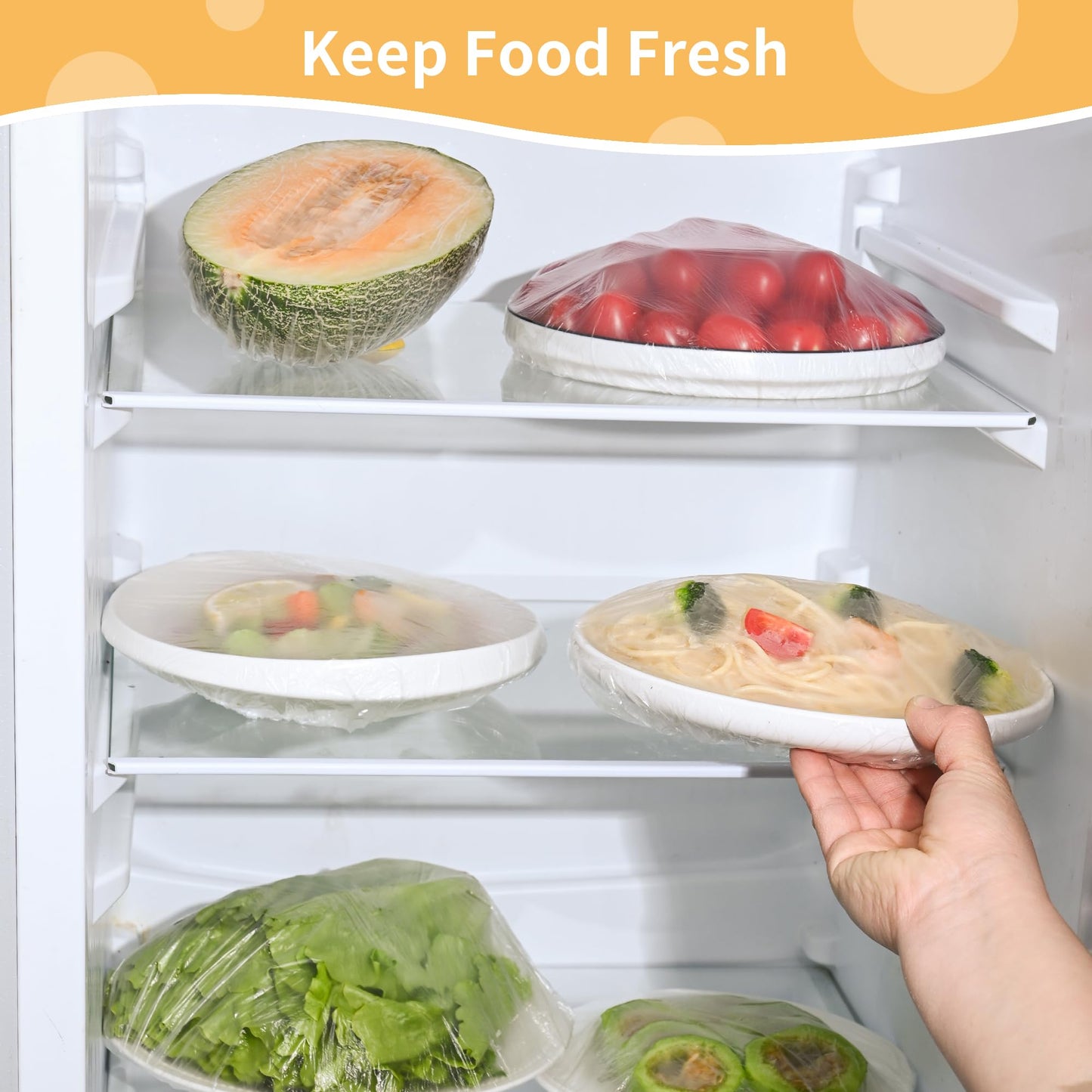 200 Bowl Covers Shower Caps for Sourdough Bread Proofing Large Elastic Reusable Plastic Wrap for Food Storage Baking Rising Meal-Prep Fermentation BPA-Free Keep Food Fresh