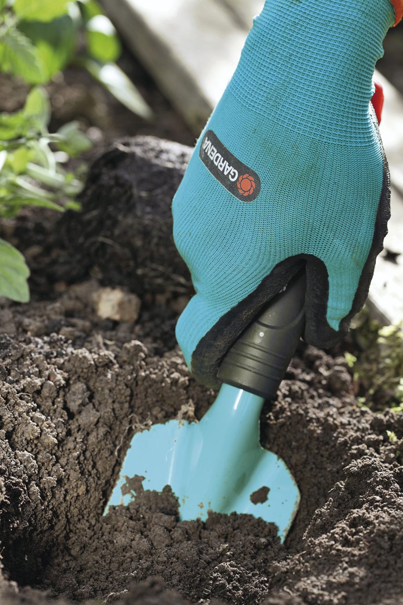 Gardena Gardening and Soil Gloves: Gardening Gloves for Coarse Gardening and Soil Work, Size 10/Xl, Breathable, Water Resistant Thanks to a Latex Coating, Ideal Grip and Protection (208-20)