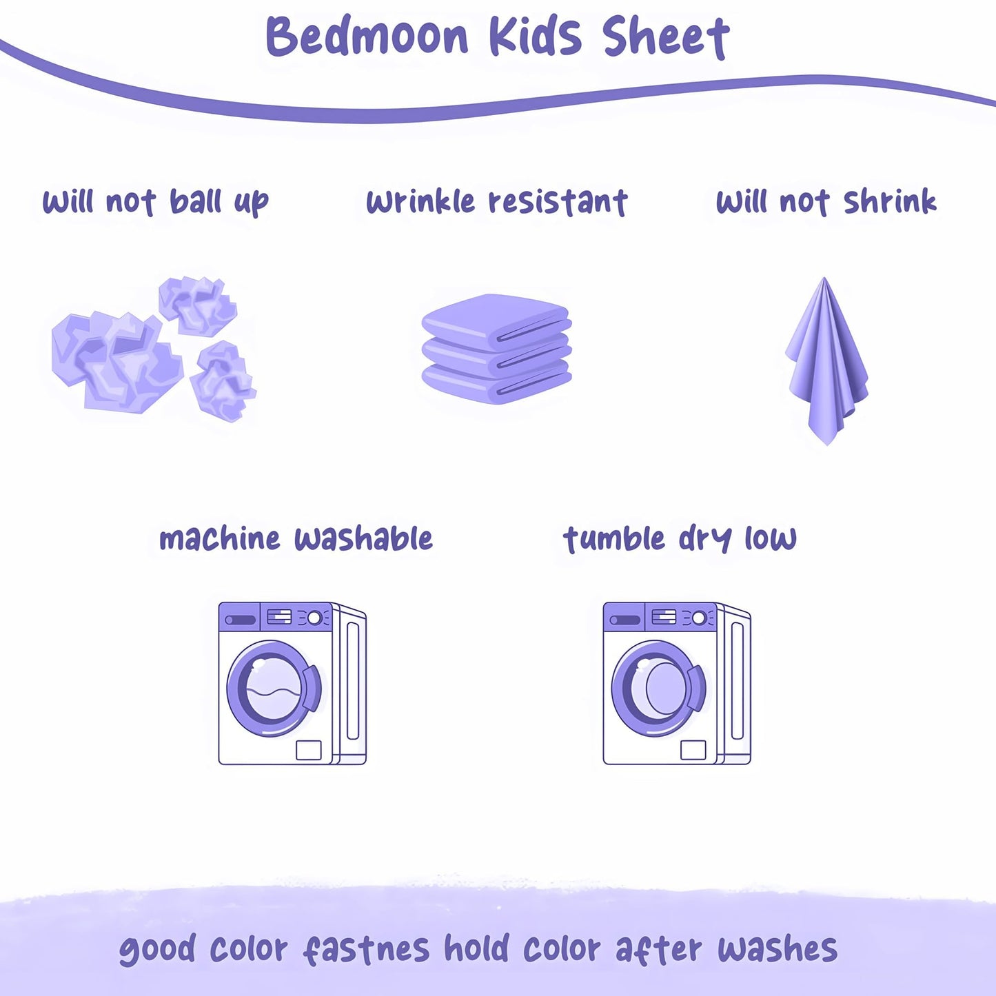 Softan Kids Bed Sheet Set, 3-Piece Twin Sheets Set, Microfiber Fitted Sheet with 15 Inches Deep Pocket and Corner Straps, Breathable & Silky Soft Cool Girl Printed Sheet and Pillowcase Sets